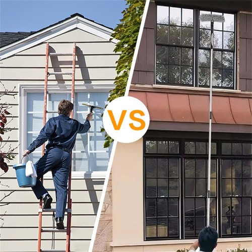 Telescopic window cleaner - window,